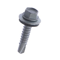 Teks No. 12 in. X 1 in. L Hex Drive Hex Washer Head Roofing Screws