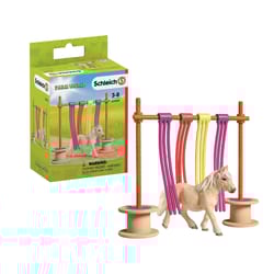 Schleich Farm World Pony Curtain Obstacle Toy Multicolored
