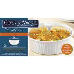 CorningWare 10 in. W X 10 in. L Casserole Pan White