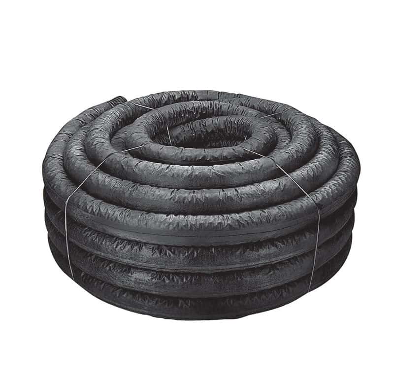 ADS 100 ft. L Polyethlene Corrugated Drainage Tubing Ace Hardware