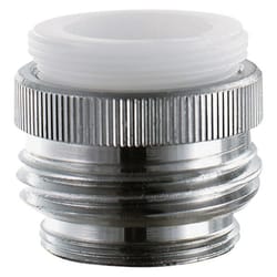 PlumbCraft Dual Thread Chrome Plated Faucet Adapter
