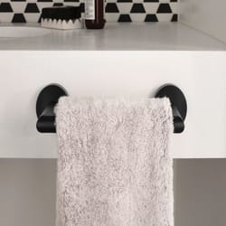 Moen Arlys Matte Black Towel Bar 7.25 in. L Zinc