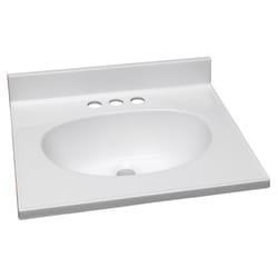 Design House Single White Vanity Top
