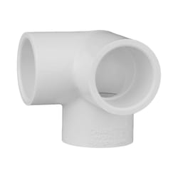 Charlotte Pipe Schedule 40 3/4 in. Slip X 3/4 in. D Slip PVC Side Outlet Elbow 1 pk