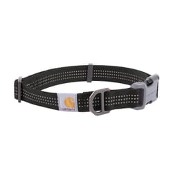 Carhartt Black Solid Nylon Dog Collar Large