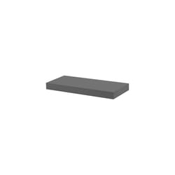Dolle Big Boy 2 in. H X 22.4 in. W X 9.8 in. D Gray Wood Decorative Wall Shelf