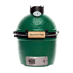 Big Green Egg 10 in. Mini Charcoal Kamado Grill and Smoker Green