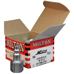 Milton Steel Air Plug 3/8 in. 10 pc