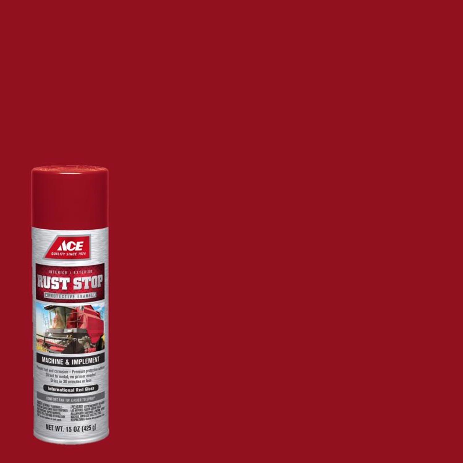 Ace Rust Stop Machine & Implement Gloss International Red Protective