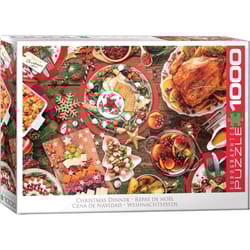 Eurographics Christmas Dinner Jigsaw Puzzles Multicolored 1000 pc
