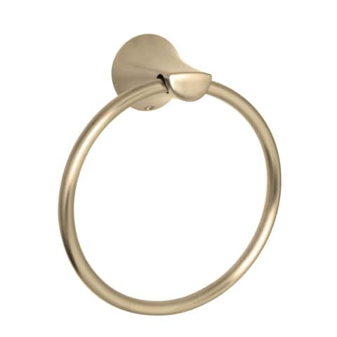 Huntington Brass Satin Brass Silver Towel Ring Brass