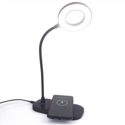 Newhouse Lighting Zlata 12 in. Black Desk Lamp