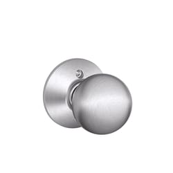 Schlage F Series Orbit Satin Chrome Dummy Knob Right or Left Handed