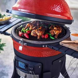 Kamado Joe 18 in. Konnected Charcoal Grill and Smoker Black/Red