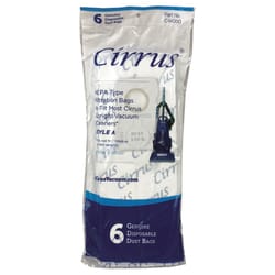 Cirrus Upright Vacuum Bag For fit CR69,79,99 and CR9100 6 pk