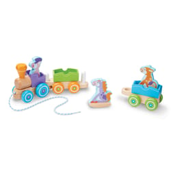 Melissa & Doug Farm Pull Train Set 6 pc