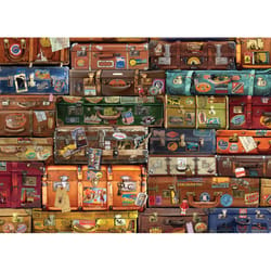 Cobble Hill Luggage Jigsaw Puzzle 1000 pc