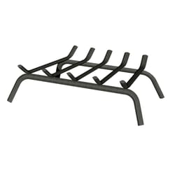 Panacea Open Hearth Black Matte Steel Fireplace Grate