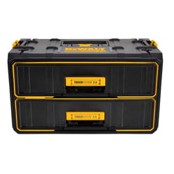 DeWalt TSTAK 16 in. Plastic Single Deep Drawer Tool Box 12 in. W x 6 in. H  Black 