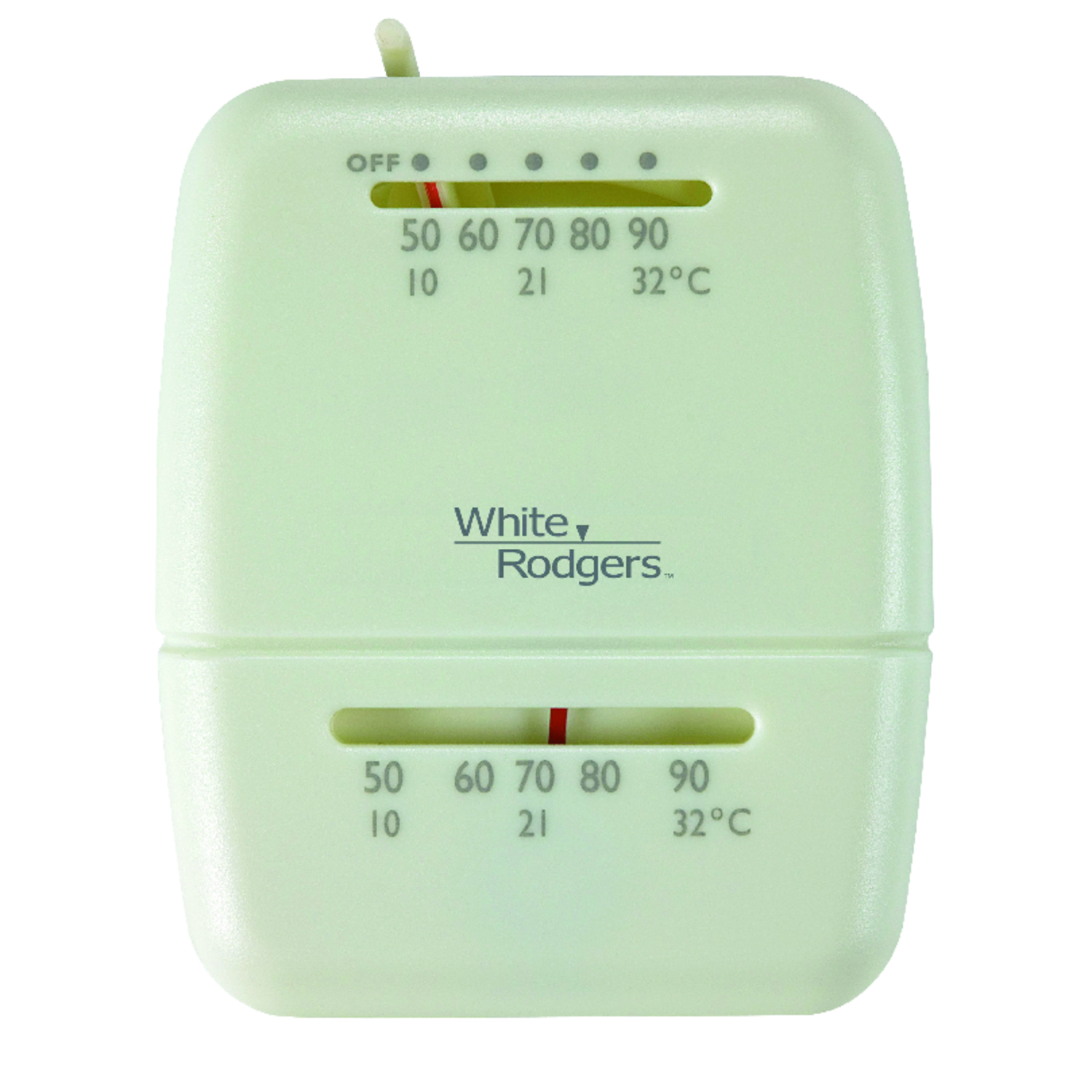 Photos - Thermostat White Rodgers Heating and Cooling Lever Non-Programmable  M100
