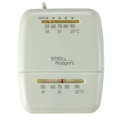 White Rodgers Heating and Cooling Lever Non-Programmable Thermostat