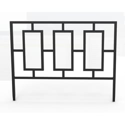 Panacea 18 in. L X 14 in. H Steel Black Contemporary Garden Edging