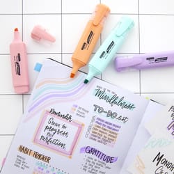 Bazic Products Assorted Chisel Tip Highlighter 3 pk