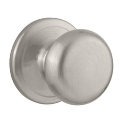 Kwikset Juno Satin Nickel Passage Door Knob 1-3/4 in.