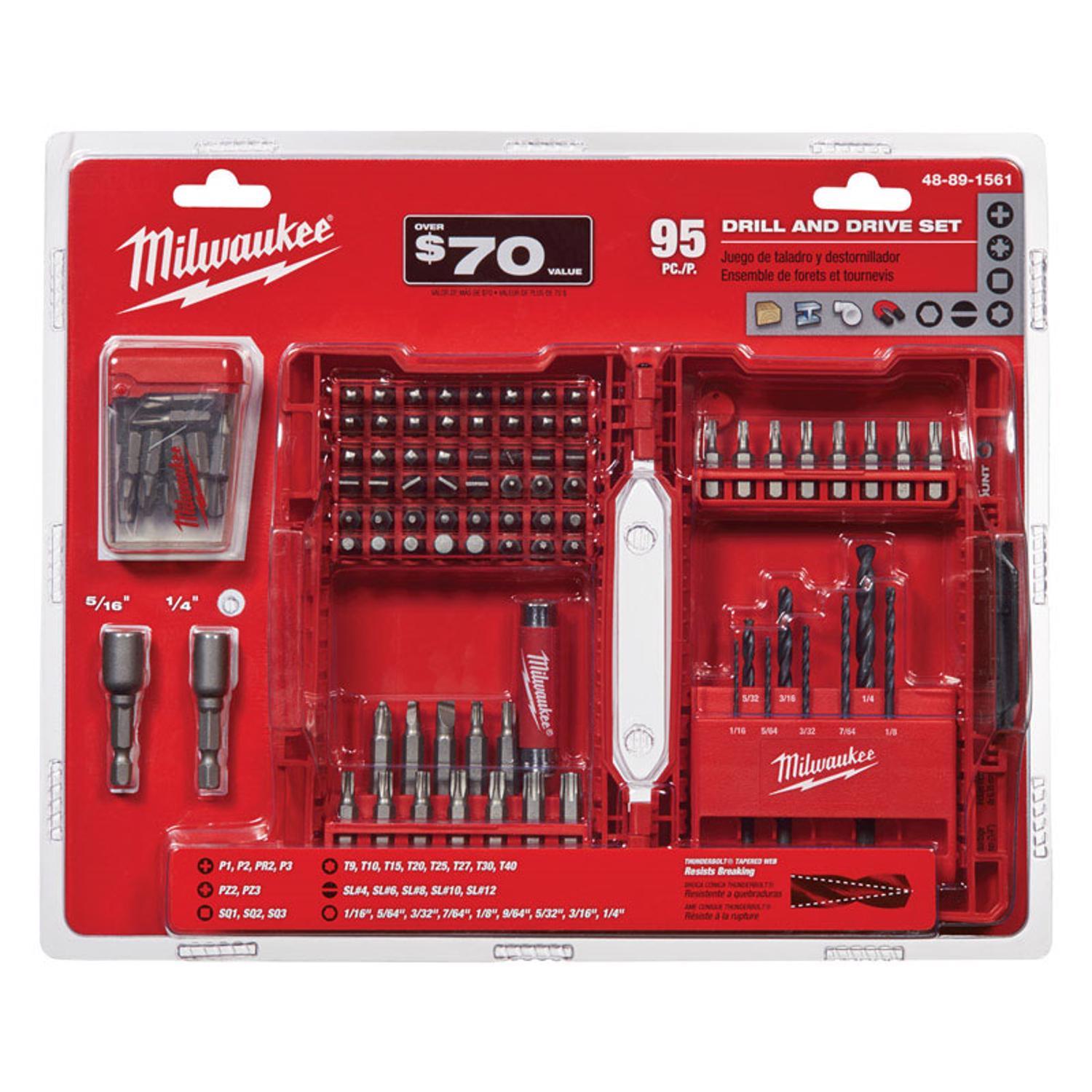 Driver/Drill Bit Set, 129-Piece