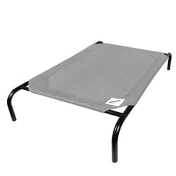 Coolaroo Gray Polyethylene Elevated Pet Bed 8 in. H X 22-3/4 in. W X 34-3/4 in. L
