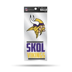Rico NFL Minnesota Vikings Double Up Die Cut Sticker Vinyl 1 pc