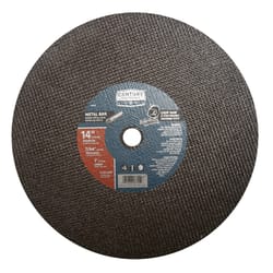 Century Drill & Tool 14 in. D X 1 in. Fiberglass A24R Abrasive Cut-Off Wheel 1 pc