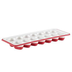 Rubbermaid Red/White Plastic/Silicone Ice Tray