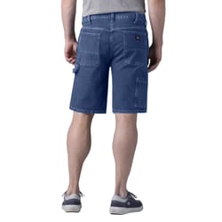 Dickies Men's Twill Carpenter Shorts Stonewashed Indigo Blue 40x11 6 pocket 1 pk