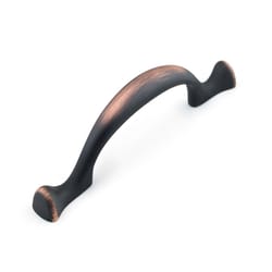 Richelieu Traditional Cabinet Pull 3 in. Brushed Oil Rubbed Bronze Brown 10 pk