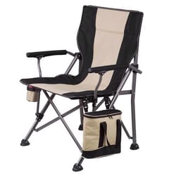 Picnic Time Outlander Black Camping Folding Chair