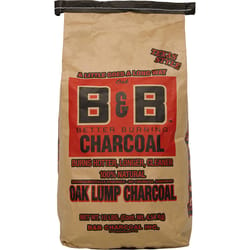 B&B Charcoal All Natural Oak Hardwood Lump Charcoal 10 lb