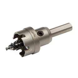 Milwaukee 1/4 in. Carbide Grit Brad/Pilot Point 1-1/8 in. L X 3/8 in. D Hole Cutter