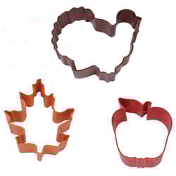R&M International Corp Cookie Cutter Set Multicolored 3 pc