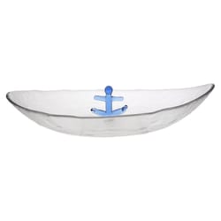 Pavilion We People Clear Glass Anchor Platter 1 in.