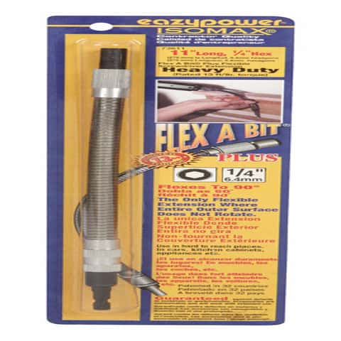 Eazypower Isomax 11 in. Hardened Steel Bit Extension Flexible Screwdriver  Extension 1/4 in. Hex Shan - Ace Hardware