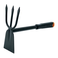 Fiskars 3 Tine Poly Cultivator 12 in. Aluminum Handle