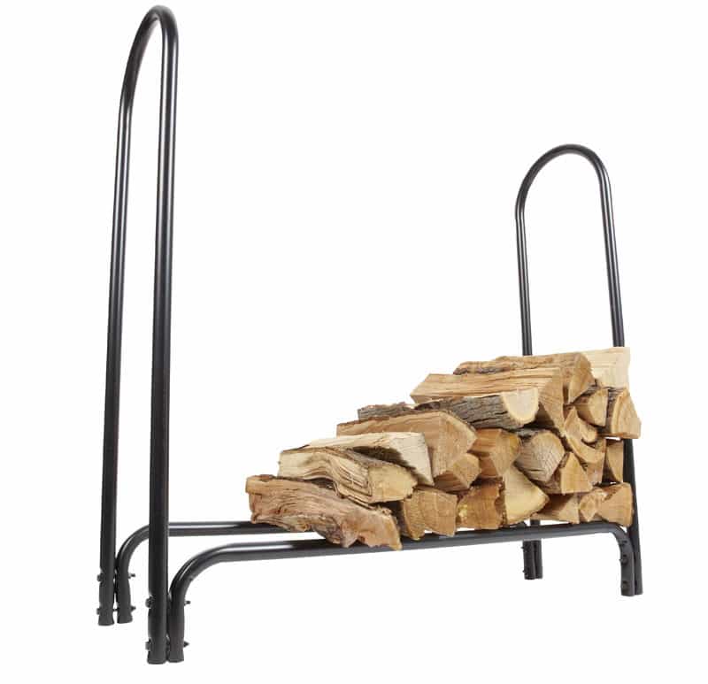 Panacea Black Powder Coated Steel Log Rack Ace Hardware