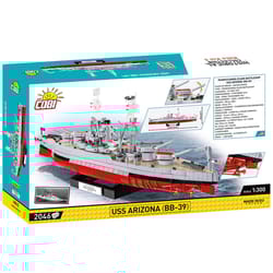 COBI World War II USS Arizona Battleship Block Set Multicolored 2046 pc