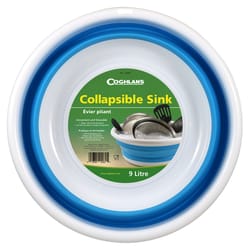 Coghlan's Blue/White Collapsible Sink 5.5 in. H X 14.76 in. W X 14.76 in. L 2.4 gal 1 pk