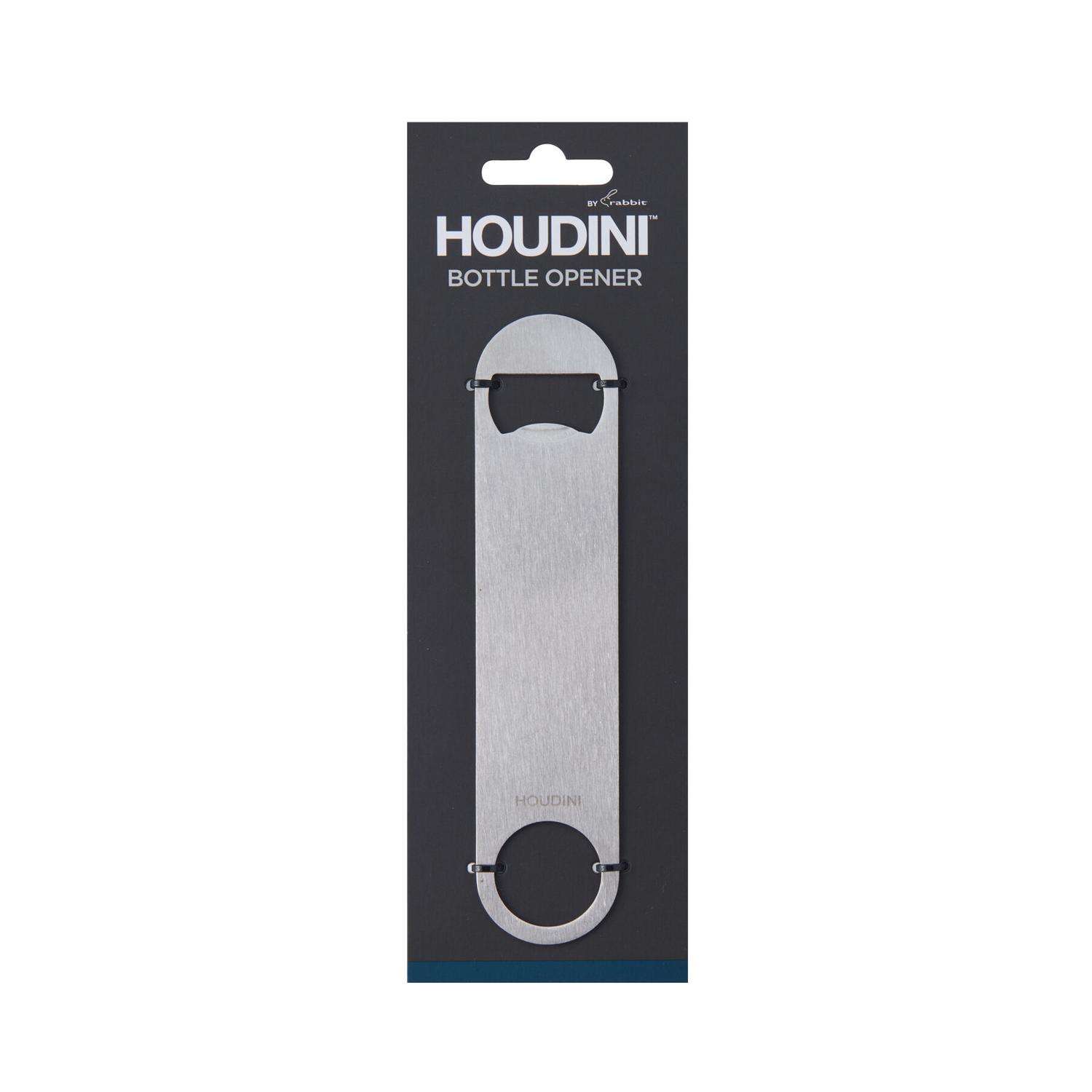 Houdini Silver Stainless Steel Manual Bottle Opener Ace Hardware