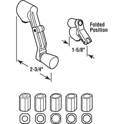 Prime-Line Painted Bronze Zinc Single-Arm Casement Folding Crank Handle For Universal