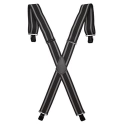 Wolverine 48 in. L X 2 in. W Polyester Industrial Suspenders Black/Gray 1 pair