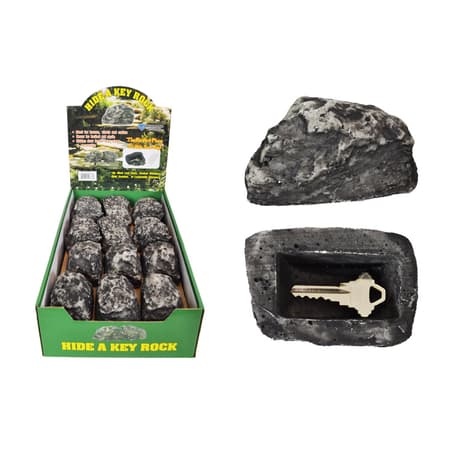 Hide a Key Fake Rock Safe Holder Realistic Stone Hider for Outdoor Garden