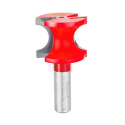Freud 1-29/64 in. Dia. x 3/8 in. x 2-7/8 in. L Carbide Half Round Router Bit